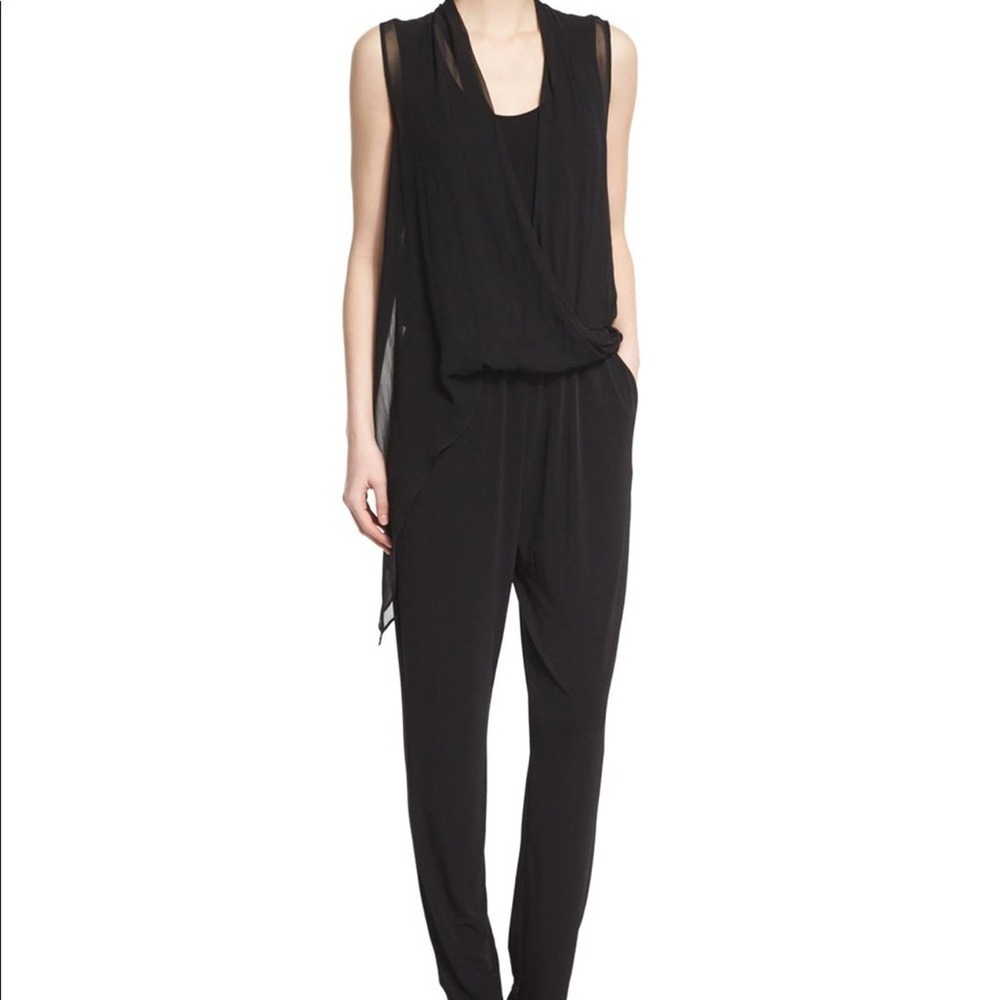 Kobi Halperin Stassi asymmetric drape jumpuit